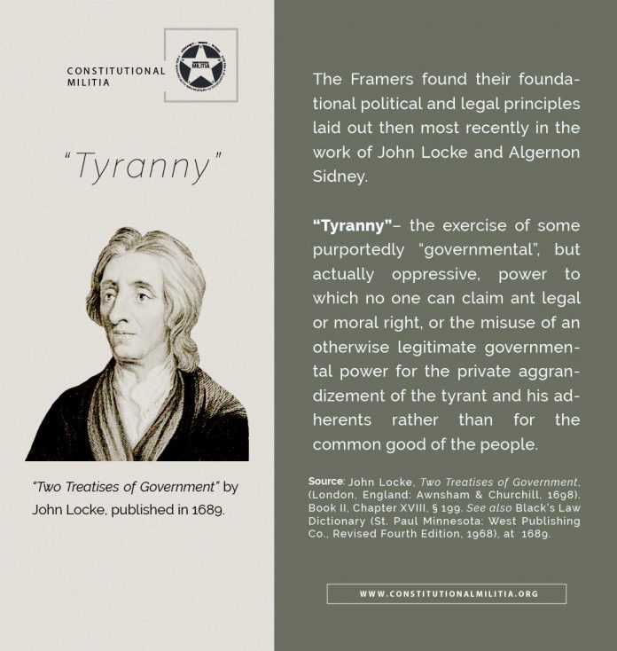 Tyranny: John Locke