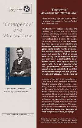 Lincoln martial law