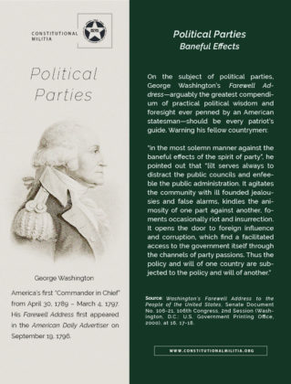 George Washington Political Parties