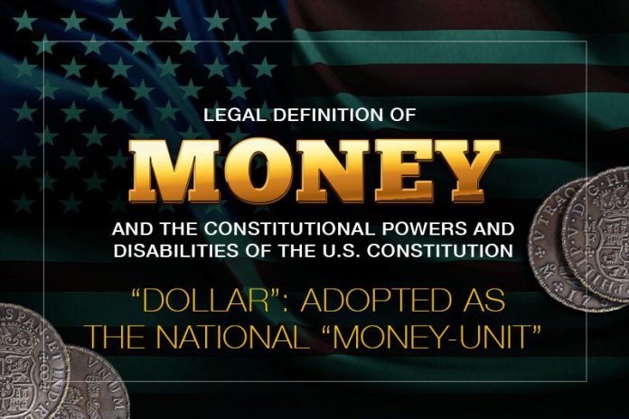 National Money Unit of the United States